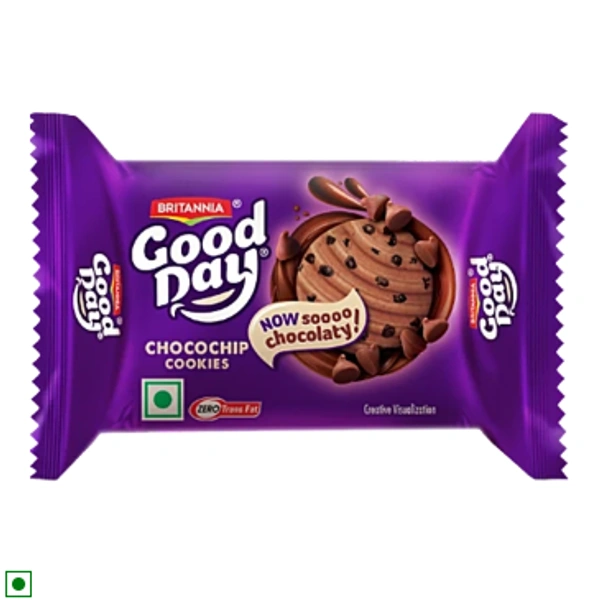 Britannia Good Day - Chocochip Cookies, Teatime Snack - 120 GM