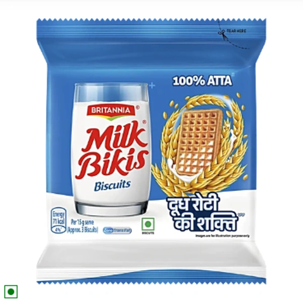 Britannia Milk Bikis Biscuits - 280 GM