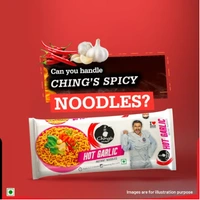 Ching's Secret Hot Garlic Flavoured Instant Noodles - 240 GM