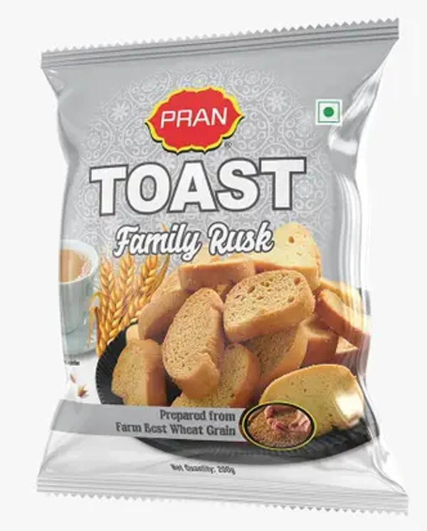 Pran Family Toast Milk Rusk - 200 GM