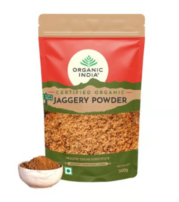 Organic India Organic Jaggery (Goor) Powder - 500 GM