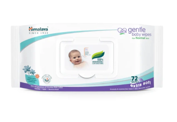 Himalaya Gentle Baby Wipes - 72 Pieces