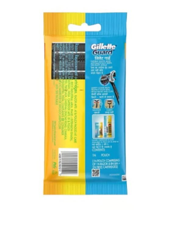 Gillette Guard Manual Shaving Men's Razor - with Blades