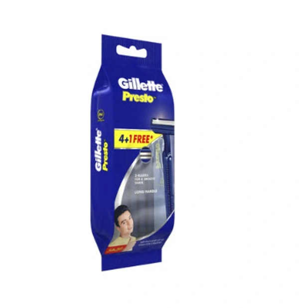 Gillette Presto Readyshaver Sata Sat Men's Razor - 5 pieces