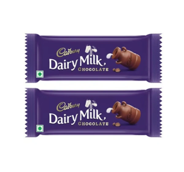 Cadbury Dairy Milk Chocolate Bar - Pack of 2 - 52 GM