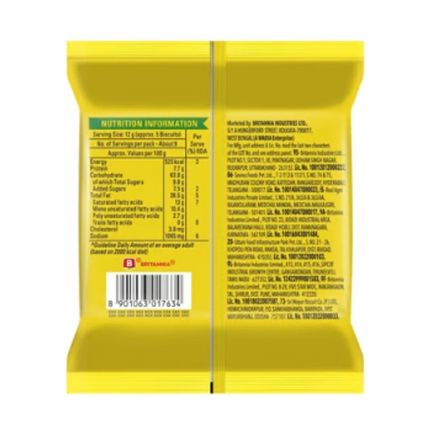 Britannia 50 50 Maska Chaska Biscuit - 105 GM
