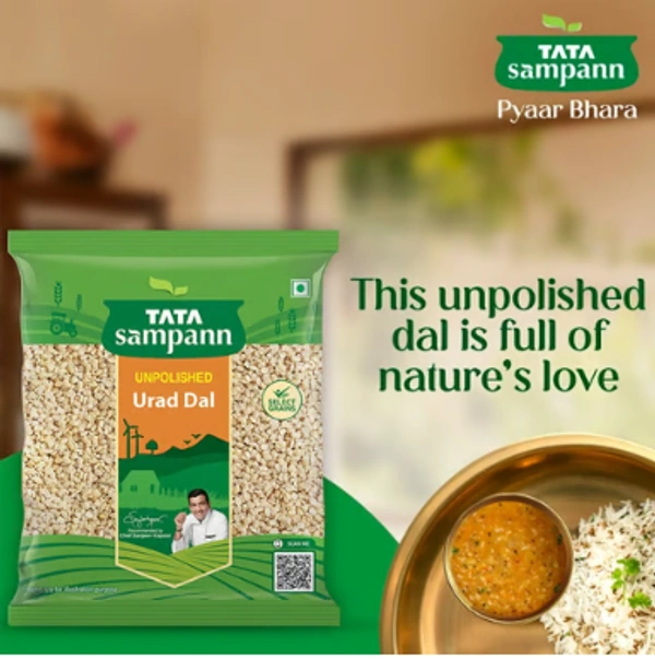 Tata Sampann Unpolished Split Urad Dal (Biri Dal) - 500 GM