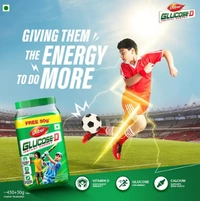 Dabur Glucose-D Energy Drink Mix - Free 50 g - 450 GM