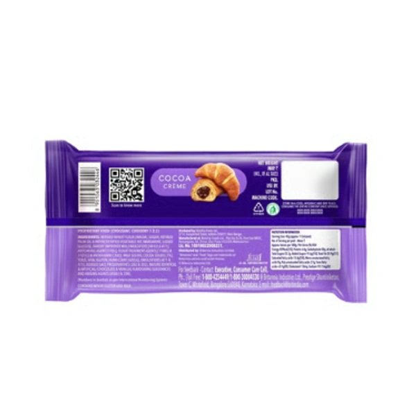 Britannia Treat Croissant - Cocoa Crème - 55 GM