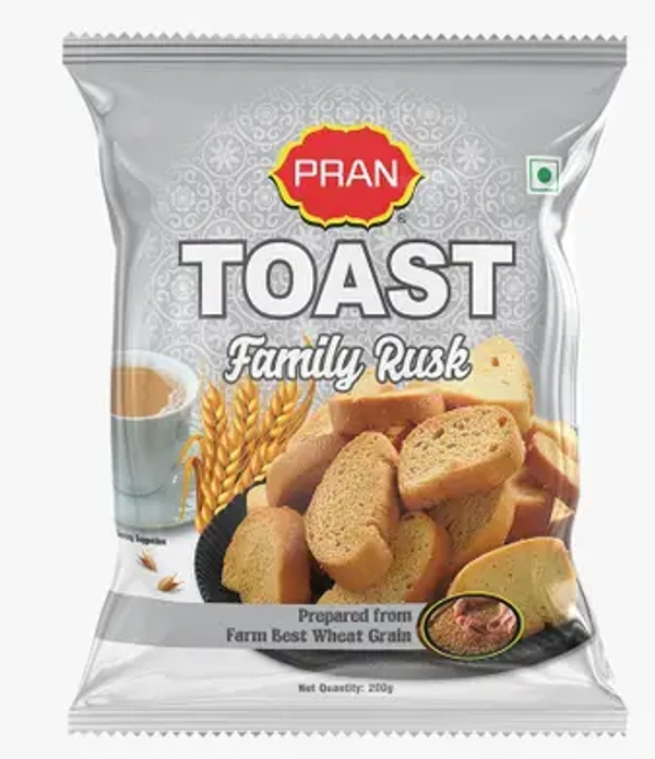 Pran Family Toast Milk Rusk - 200 GM