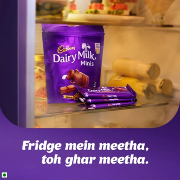 Cadbury Dairy Milk Chocolate Bar - Pack of 2 - 52 GM