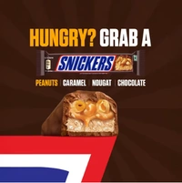Snickers Peanut Nougat & Caramel Filled Bar 45 g - Pack of 2 - 2 x 45 GM