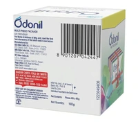 Odonil Bathroom Air Freshener Blocks - Mixed Fragrances (4 x 48 g) - Pack of 4 - 4 x 48 GM