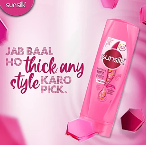 Sunsilk Lusciously Thick & Long Conditioner, 180 ml - 180 ML