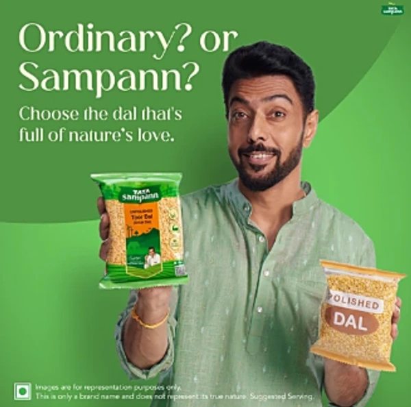 Tata Sampann Toor Dal/Arhar Dal 500 Gm - 500 GM