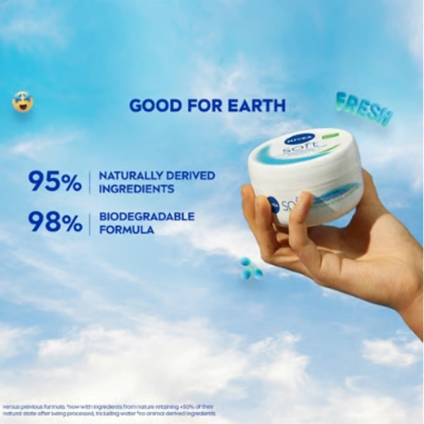 Nivea Soft Light Moisturizing Cream (300 ml) - 300 ML