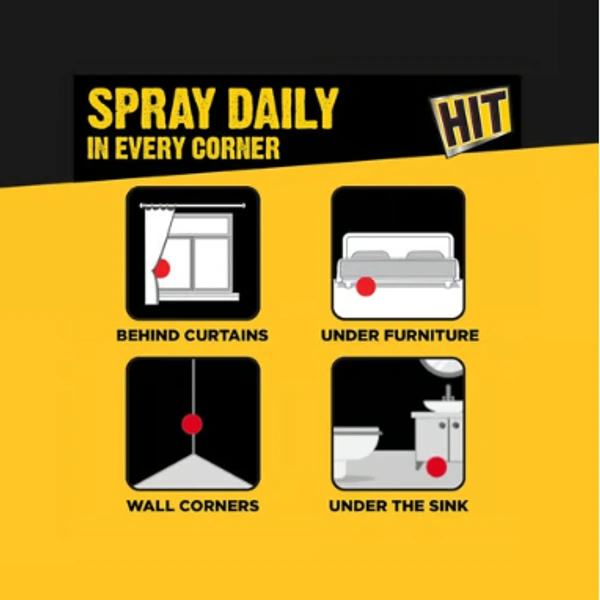 Hit Spray Flies & Mosquito Repellent Spray - 400 ML