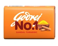 Godrej No.1 Sandal & Turmeric Soap 4 x 150 g - Buy 3 Get 1 Free - 4 x 150 GM