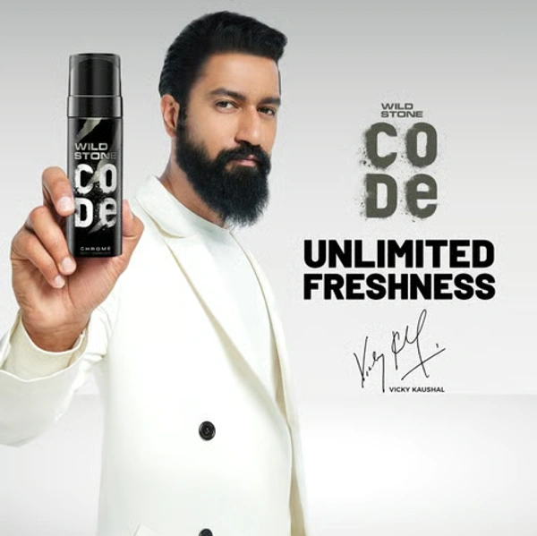 Wild Stone Code Chrome Men's Deodorant - 150 ML
