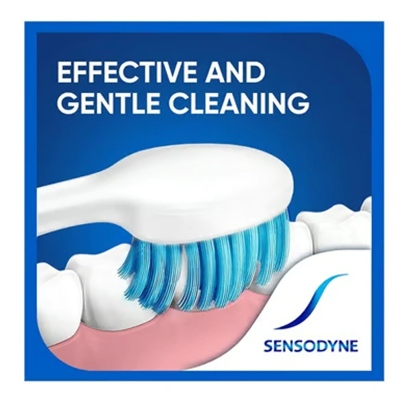 Sensodyne Sensitive Toothbrush (With Soft Rounded Bristles) - Buy 2 Get 1 Free - 3 Pieces