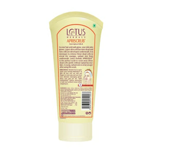 Lotus Herbals Apricot Face Scrub - 100 GM