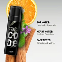 Wild Stone Code Chrome Men's Deodorant - 150 ML