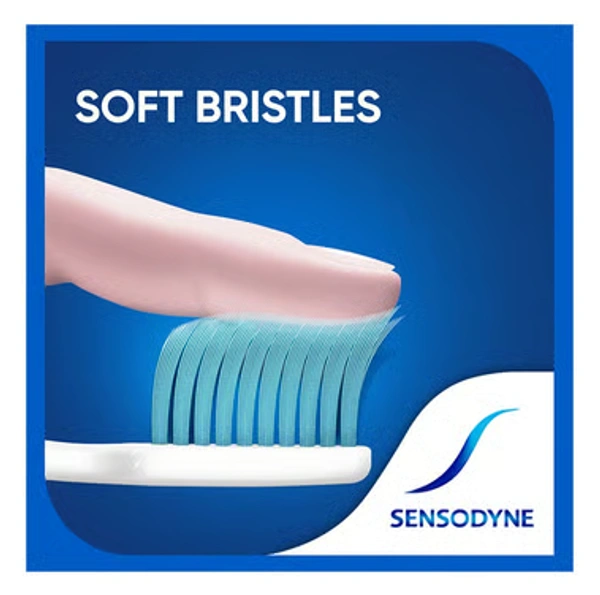 Sensodyne Sensitive Toothbrush (With Soft Rounded Bristles) - Buy 2 Get 1 Free - 3 Pieces