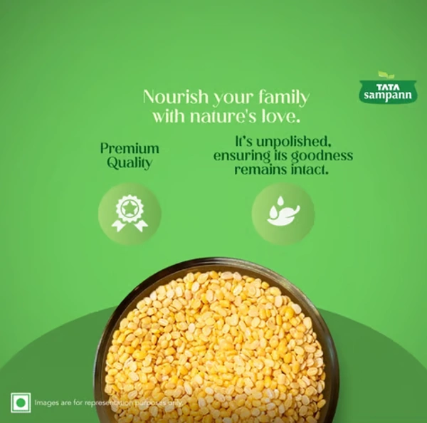 Tata Sampann Unpolished Yellow Moong Dal  - 500 GM