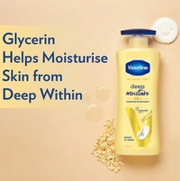 Vaseline Intensive Care Deep Body Lotion (Long Lasting Moisturization For Healthy, Glowing Skin) - 400 ML