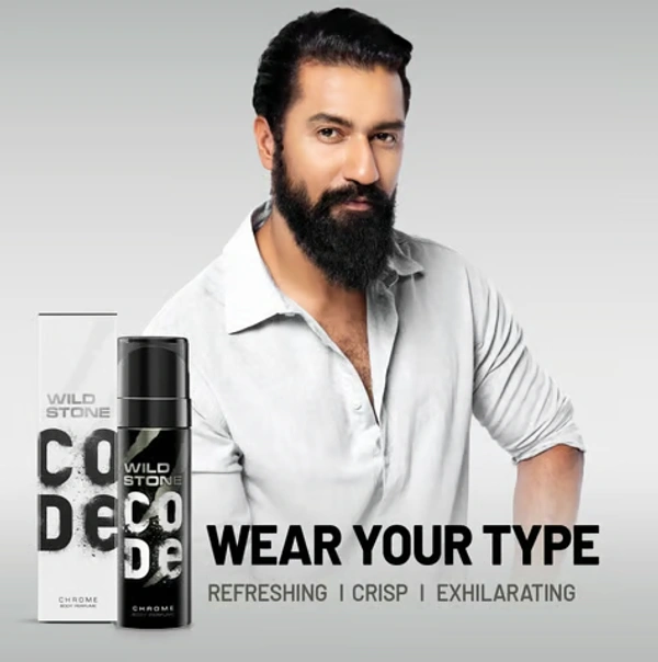 Wild Stone Code Chrome Men's Deodorant - 150 ML