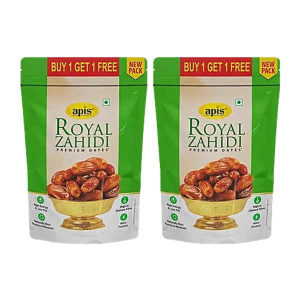 Apis Royal Zehadi Dates Buy 1 Get 1 Free - 250 GM