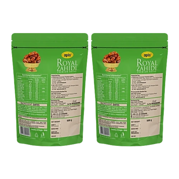 Apis Royal Zehadi Dates Buy 1 Get 1 Free - 500 GM