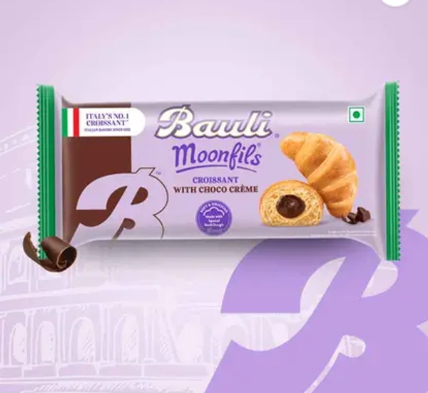 Bauli Moonfils Croissant With Chocolate - 100 GM