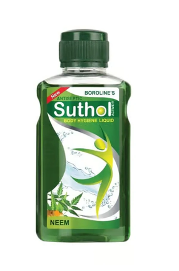 Boroline Suthol Skin Antiseptic Liquid - Neem - 100 ML