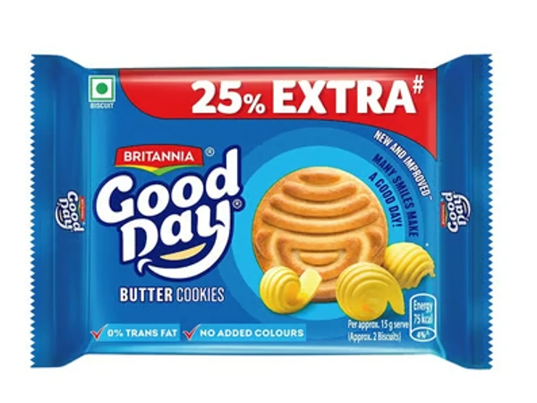 Britannia Good Day Butter Biscuit - 6x66 g Multipack - 6 x 66 GM