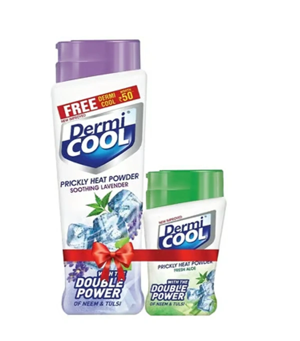 Dermicool Soothing Talcum Powder - Free 50 g Pack - 150 GM