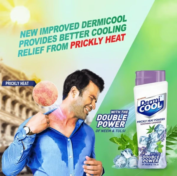 Dermicool Soothing Talcum Powder - Free 50 g Pack - 150 GM