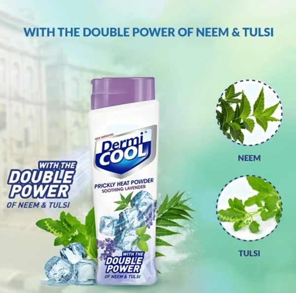 Dermicool Soothing Talcum Powder - Free 50 g Pack - 150 GM