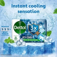 Dettol Cool Bathing Soap 5×100 GM - 5×100 GM