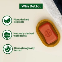 Dettol Original Bathing Soap 5×100 GM - 5×100 GM