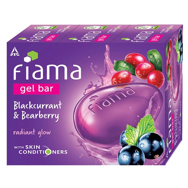 Fiama Blackcurrant & Bearberry Radiant Glow Soap - 125 GM