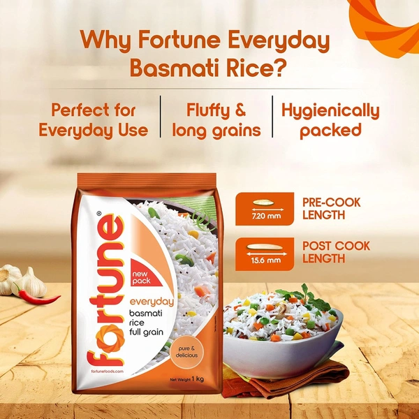 Fortune everyday basmati rice - 1 KG