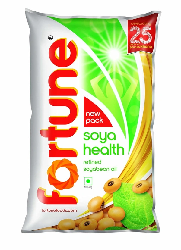 Fortune Refine Soya Oil - 1 Lit Pouch - 1 LIT