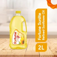 Fortune Refine Sunflower Oil - 2 Lit Jar - 