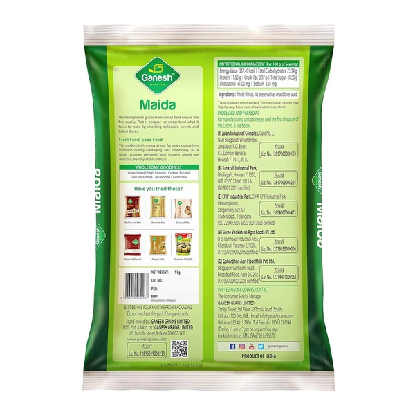 Ganesh Maida - 500 GM