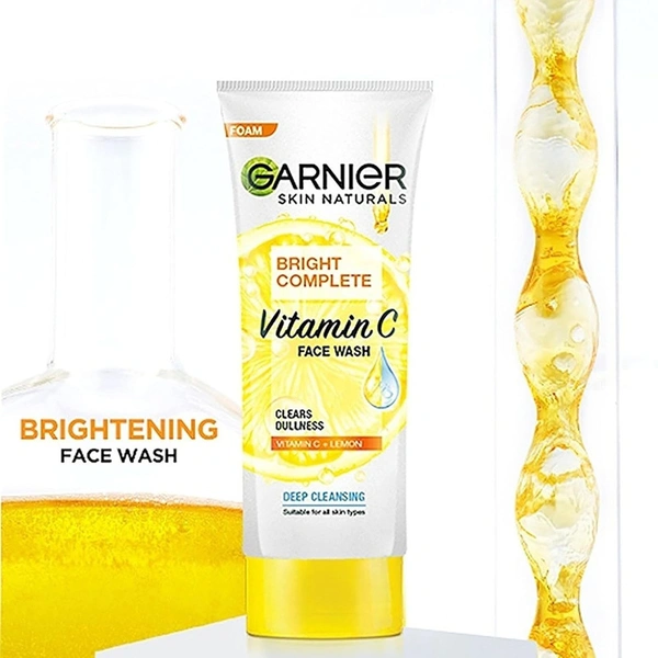 Garnier Bright Complete Face Wash - 100 GM