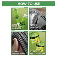 Garnier Color Naturals Hair Colour - BLACK 1 - Big Pack