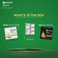 Garnier Color Naturals Hair Colour - BLACK 1 - Pouch Pack