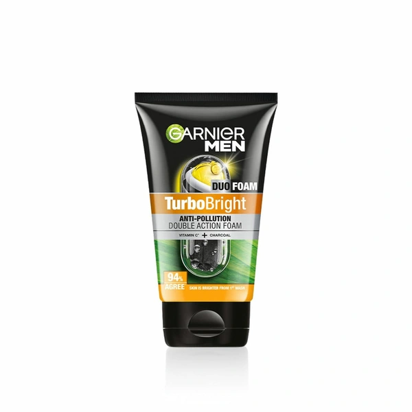 Garnier Men Turbo Bright Face Wash - 100 GM