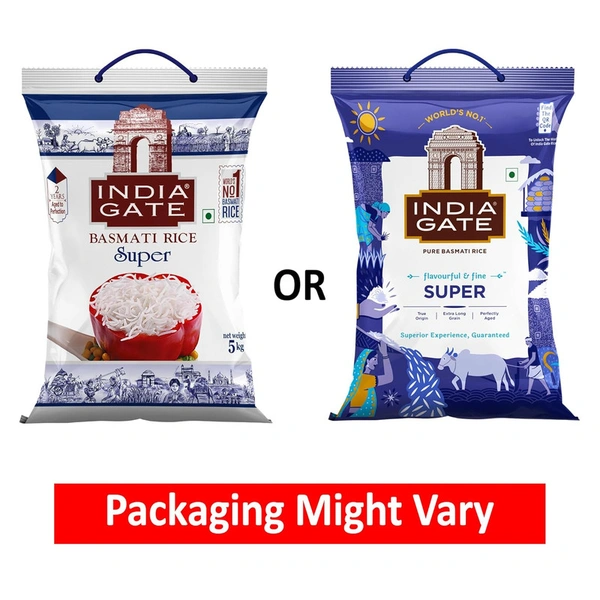 India Gate Super Basmati Rice (200 GM Free) - 1.2 KG